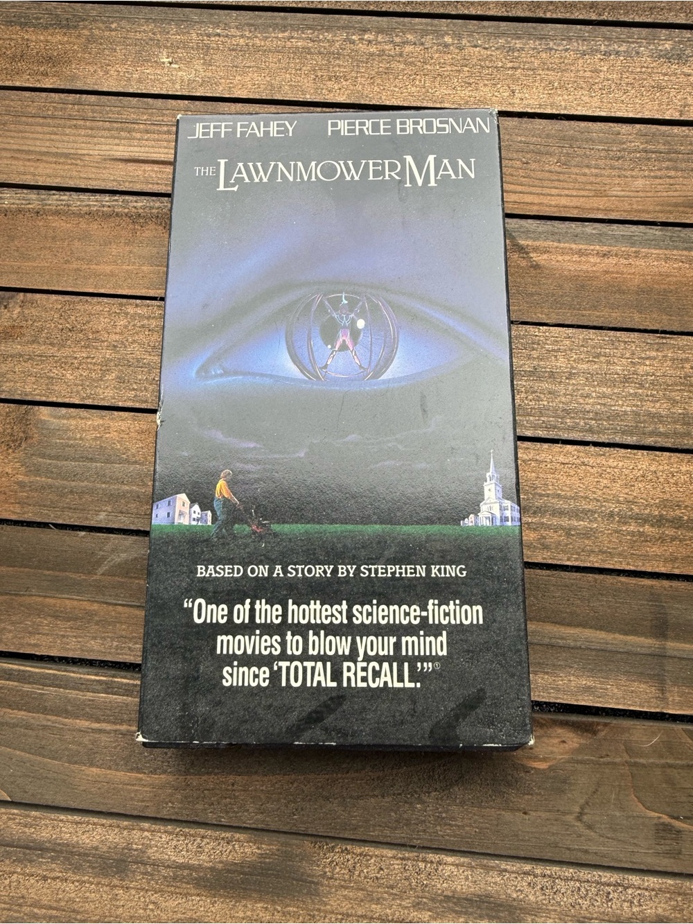 The Lawnmower Man VHS - 1992 Sci-Fi Horror Thriller - 90s Stephen King